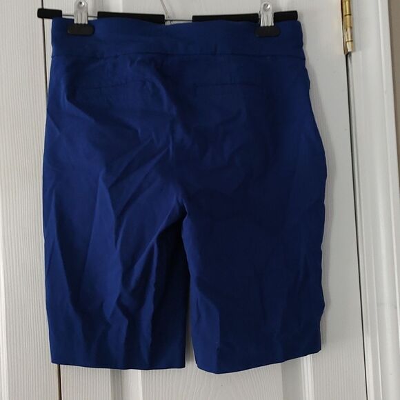 Croft & Barrow royal blue pull on bermuda shorts  Sz 8 - Picture 3 of 4
